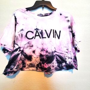 Calvin Klein Performance Tie Dye Crop Top